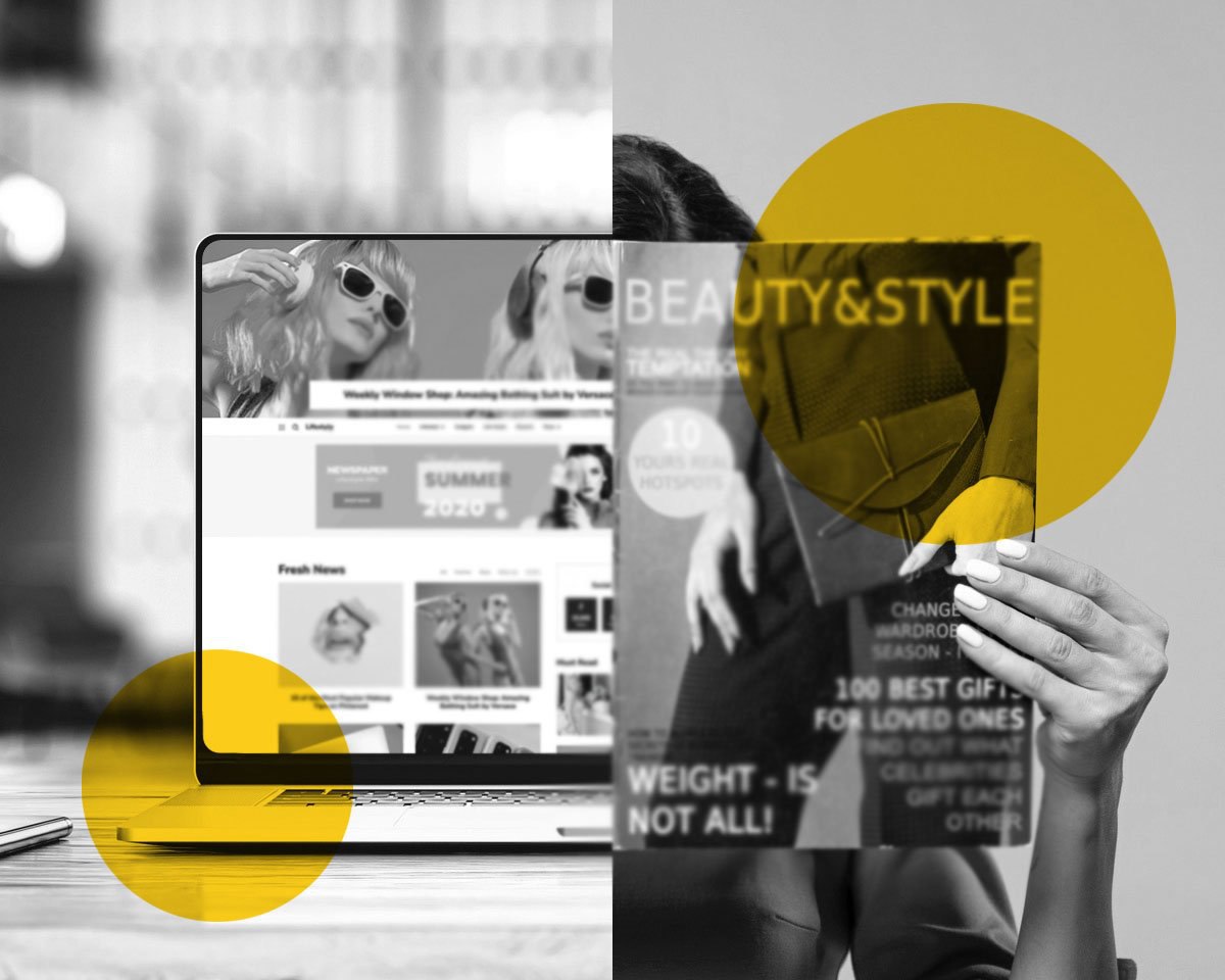 Digital Ad Marketing vs. Print Magazine Marketing A Comparison — Zoe